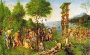 Lorenzo  Costa The Reign of Comus painting